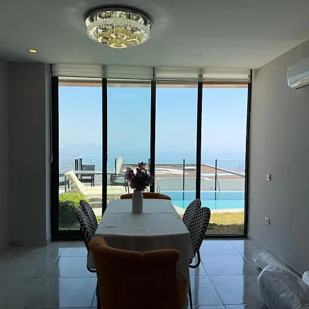 Detached With Full And Sea Views * Алания